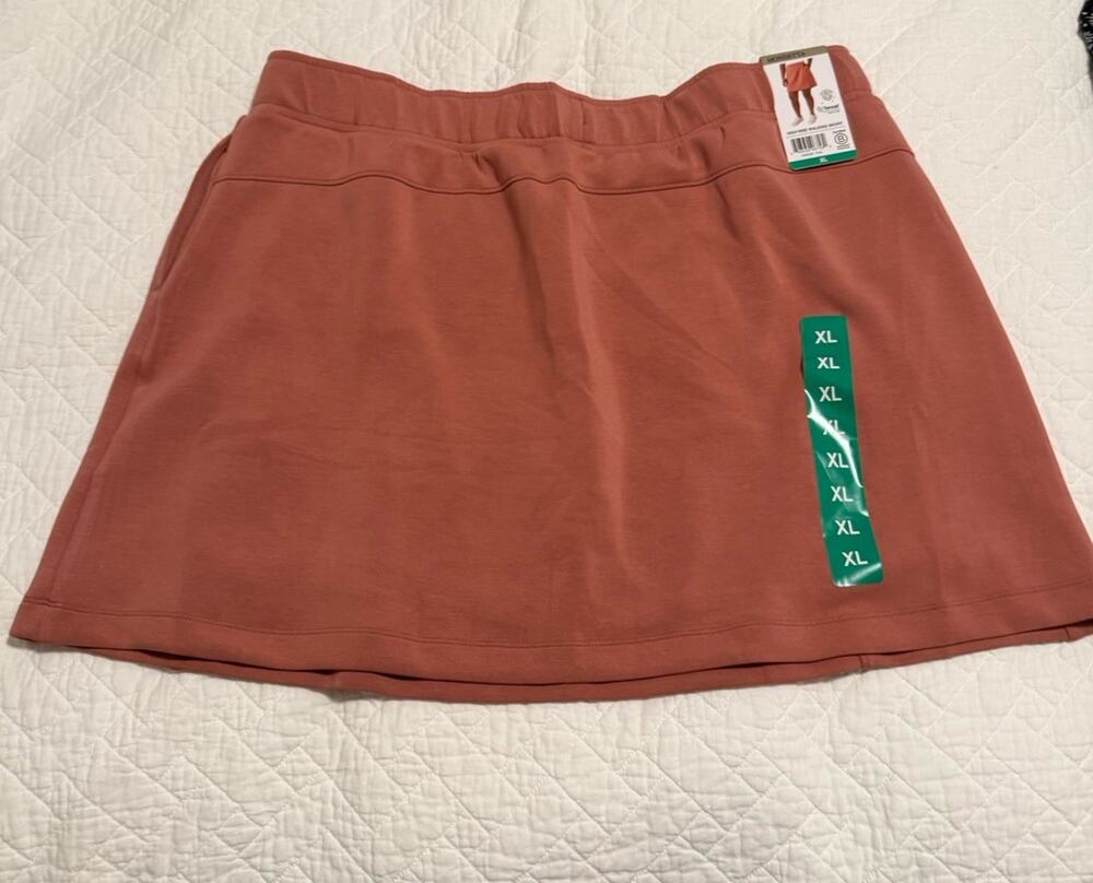 Mondetta Women’s XL High Rise Walking Skort in Pink Tennis Activewear